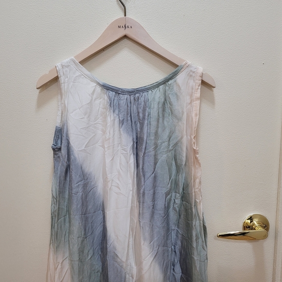 M Made in Italy Tie dye Maxi Silk Dress - Picture 4 of 12